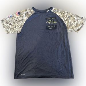 Salute to service ravens tee
